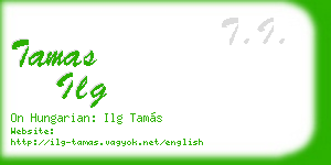 tamas ilg business card
